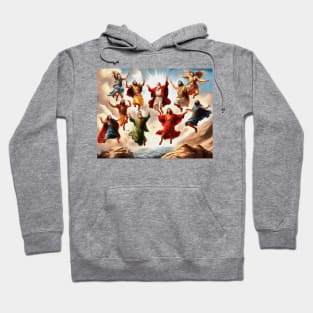 Ten Lords Leaping The Ten Commandments Hoodie